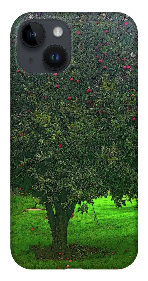 Apple Tree With Red Ripe Apples - Phone Case