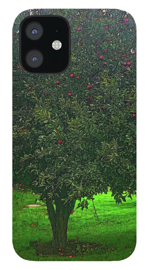 Apple Tree With Red Ripe Apples - Phone Case