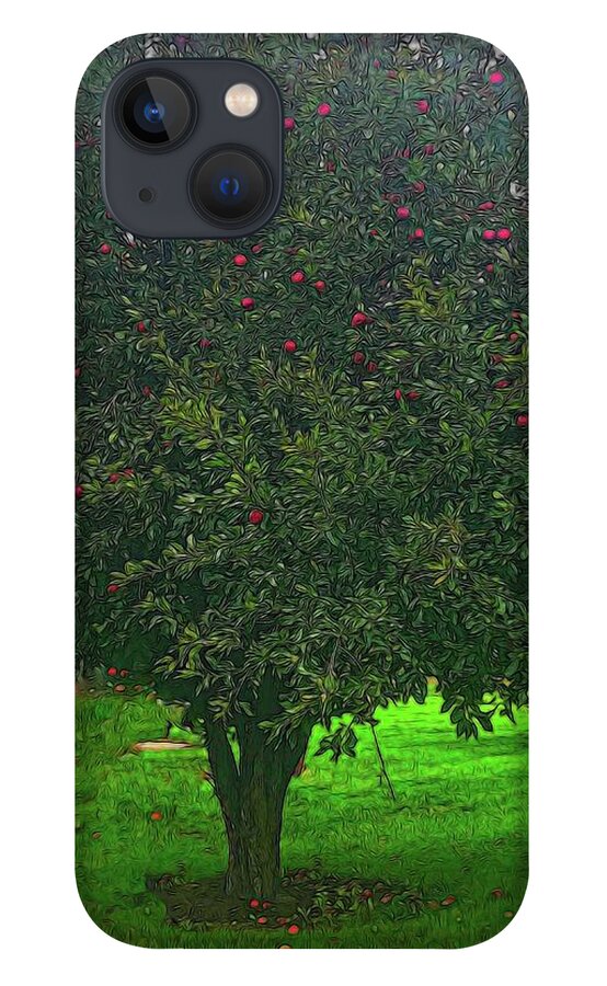 Apple Tree With Red Ripe Apples - Phone Case