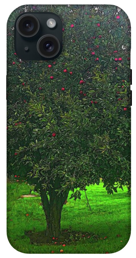Apple Tree With Red Ripe Apples - Phone Case