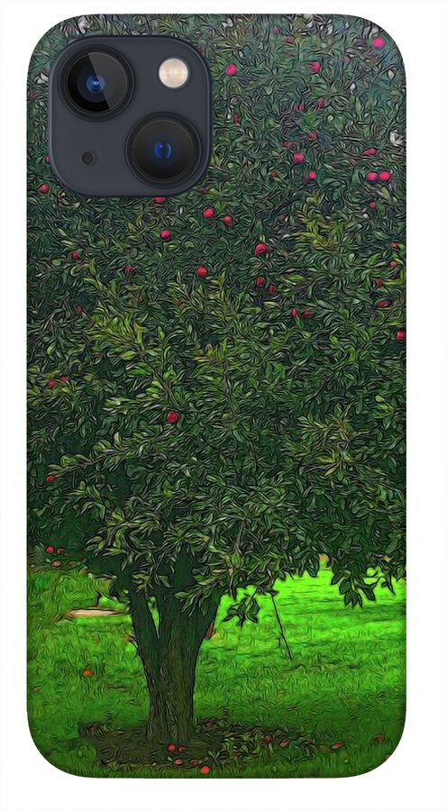 Apple Tree With Red Ripe Apples - Phone Case
