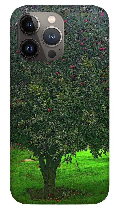 Apple Tree With Red Ripe Apples - Phone Case