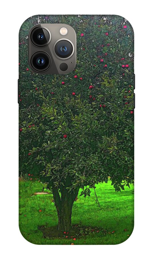 Apple Tree With Red Ripe Apples - Phone Case