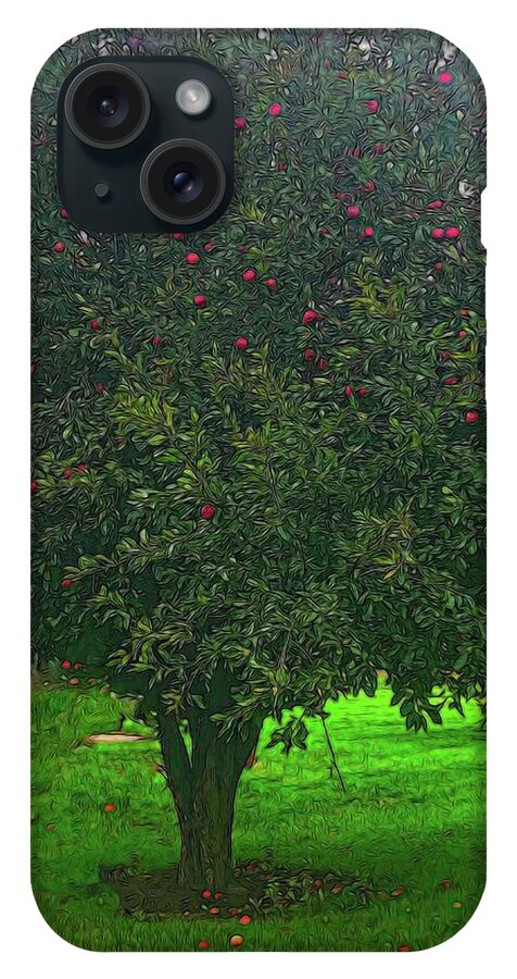 Apple Tree With Red Ripe Apples - Phone Case
