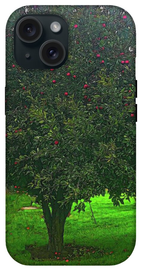 Apple Tree With Red Ripe Apples - Phone Case