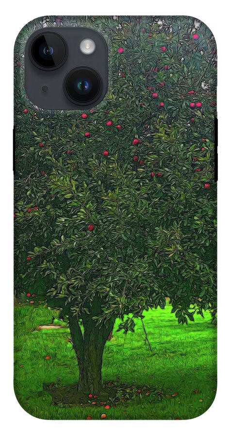 Apple Tree With Red Ripe Apples - Phone Case