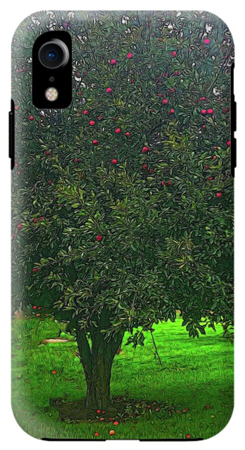 Apple Tree With Red Ripe Apples - Phone Case