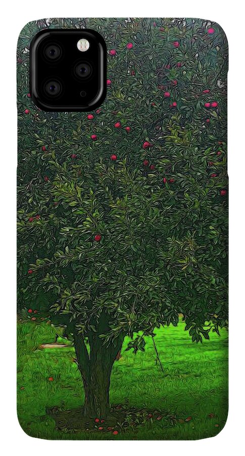 Apple Tree With Red Ripe Apples - Phone Case