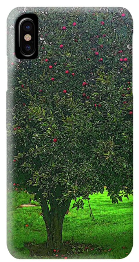 Apple Tree With Red Ripe Apples - Phone Case