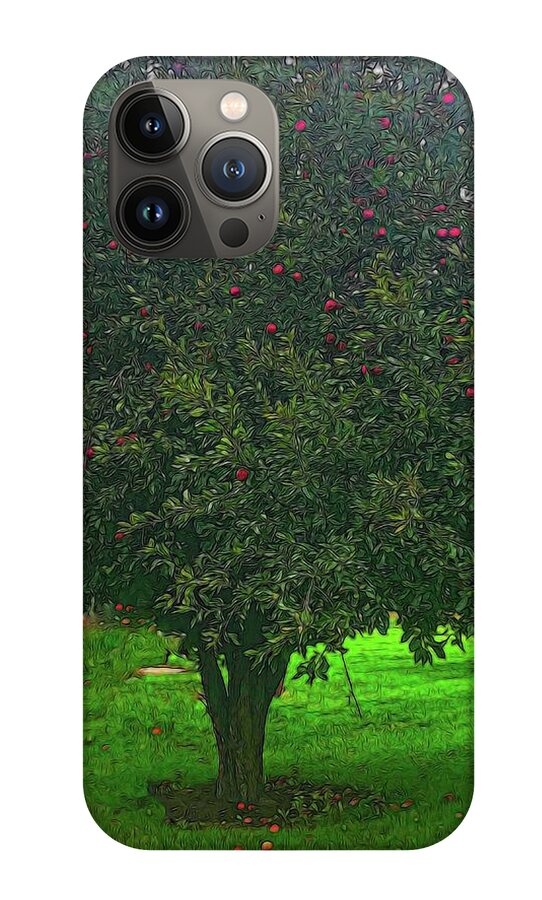 Apple Tree With Red Ripe Apples - Phone Case