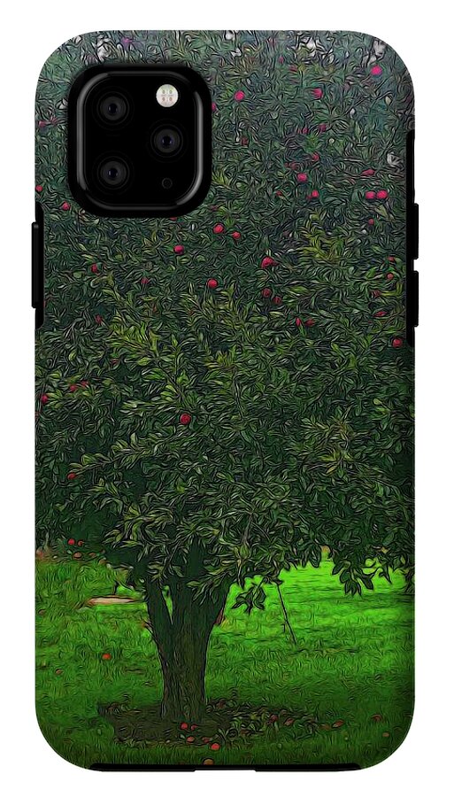 Apple Tree With Red Ripe Apples - Phone Case