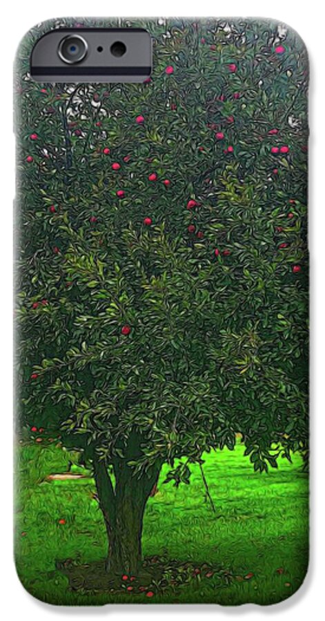 Apple Tree With Red Ripe Apples - Phone Case