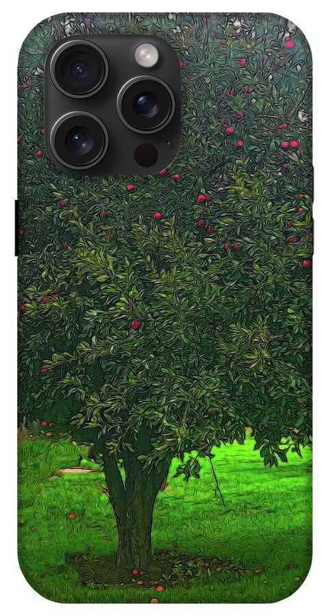 Apple Tree With Red Ripe Apples - Phone Case