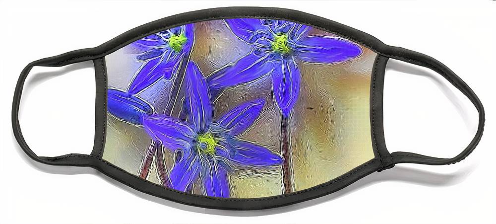 April Flowers - Face Mask