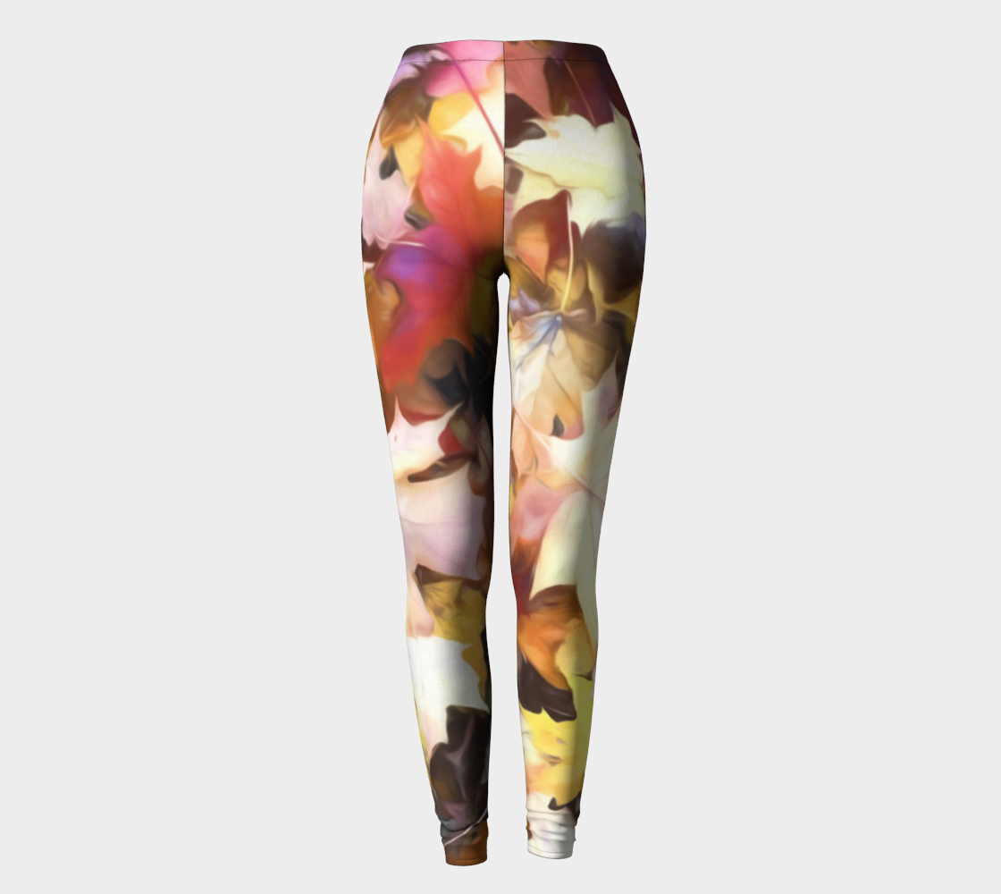 Fall leaves Bright Leggings