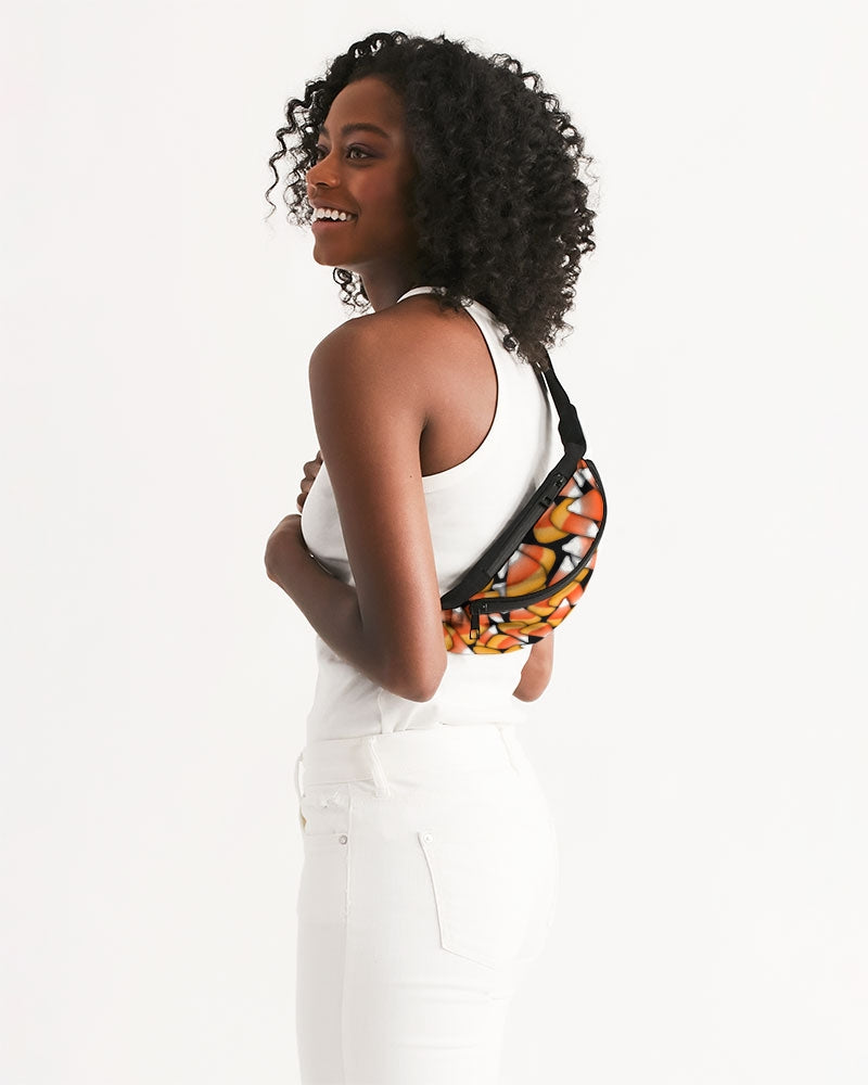 Candy Corn Pattern Crossbody Sling Bag