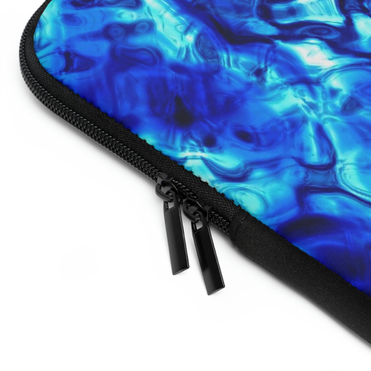 Blue Water Abstract Laptop Sleeve