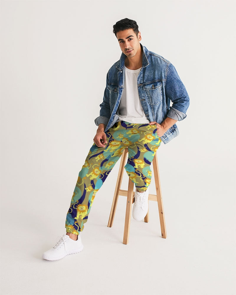Lion Pattern Men's Track Pants