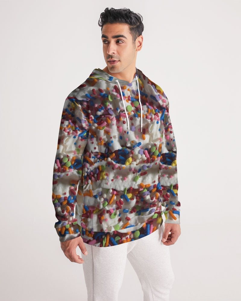 Rainbow Sprinkles On Whipped Cream Men's Hoodie