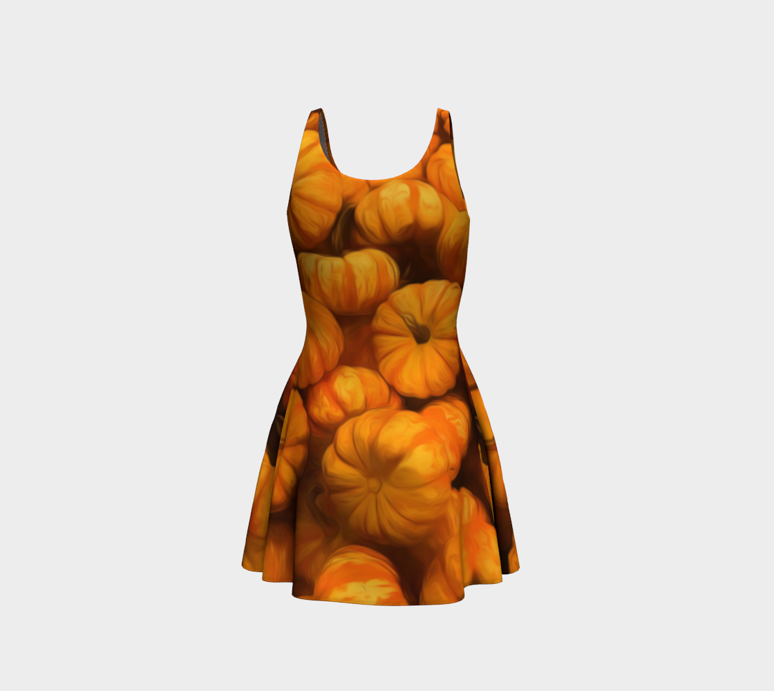 Pumpkins Flare Dress