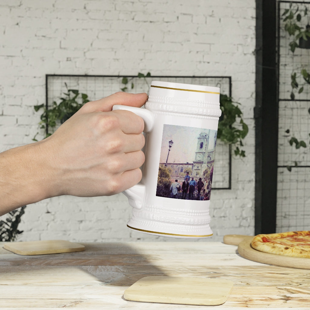 Spanish Steps In Rome Stein Mug