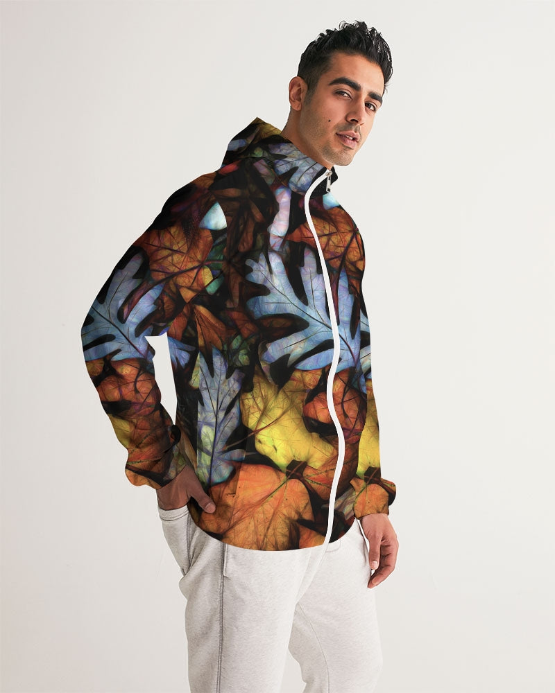 Mid October Leaves Men's Windbreaker