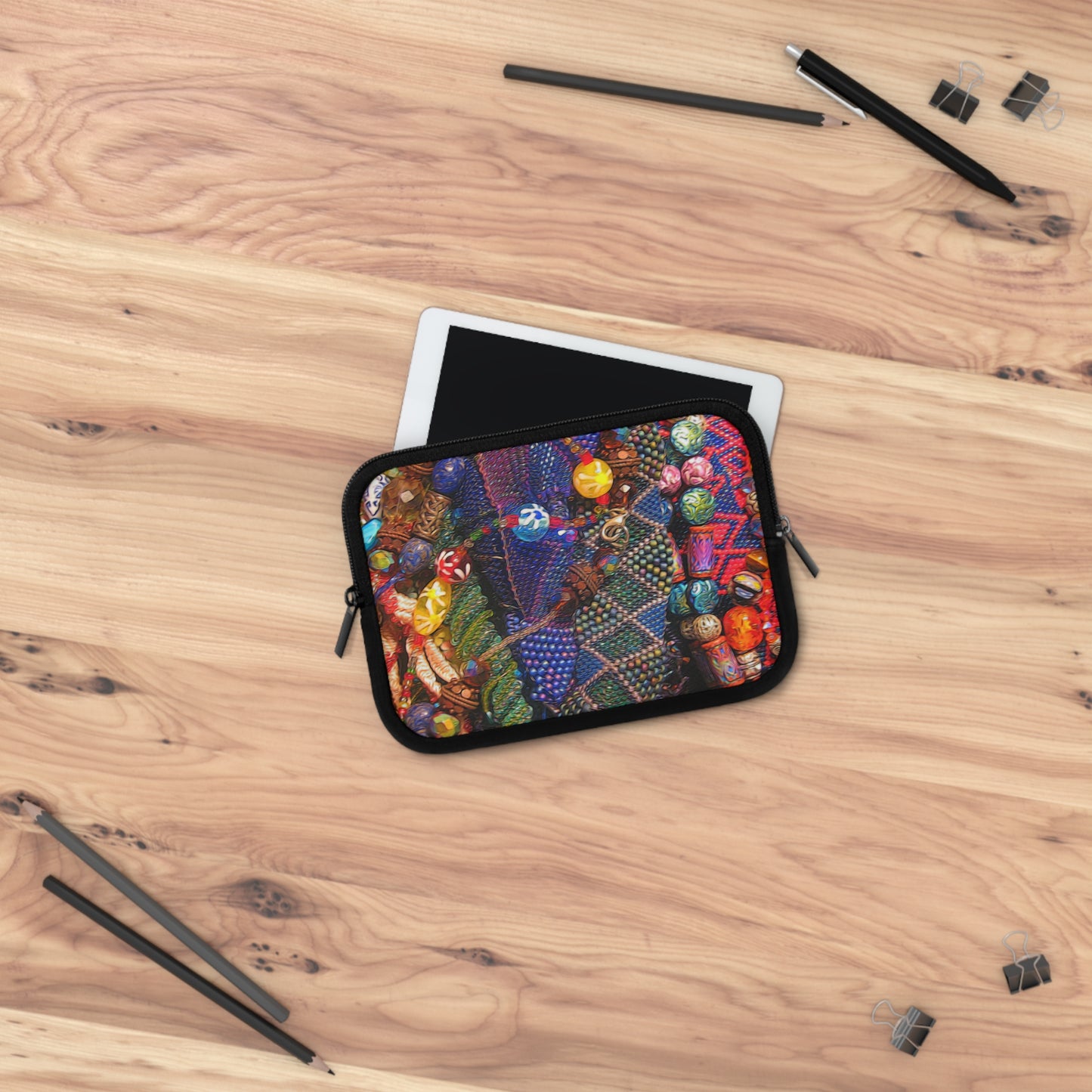 Beaded Jewelry Still Life Laptop Sleeve