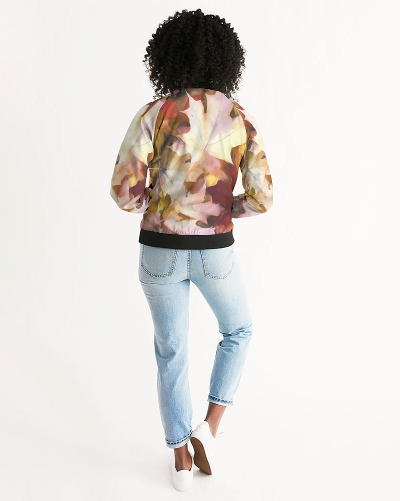 Fall Leaves Bright Women's Bomber Jacket