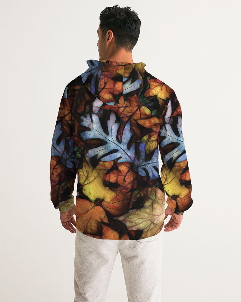 Mid October Leaves Men's Windbreaker