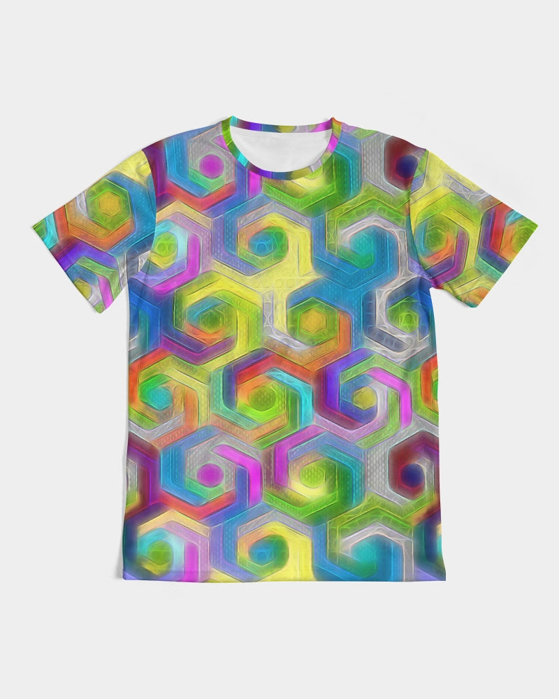 Colorful Hexagons Men's Tee