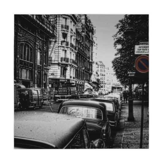 Paris Street 1967 Tablecloth