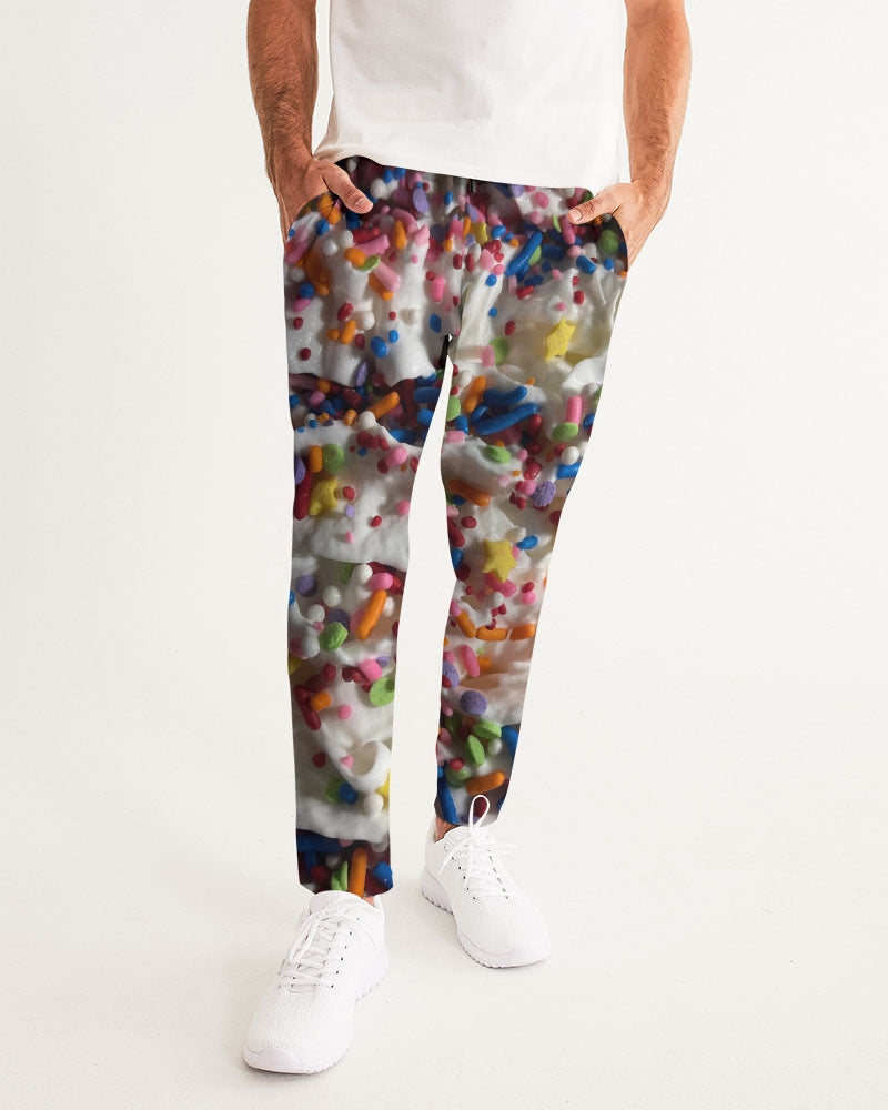 Rainbow Sprinkles On Whipped Cream Men's Joggers