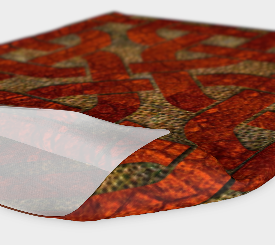 Red Leather Look Celtic Knot Headband