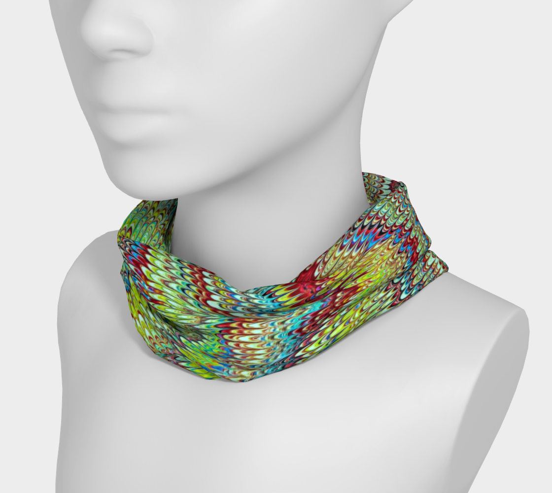 Cool Green Marbled Headband