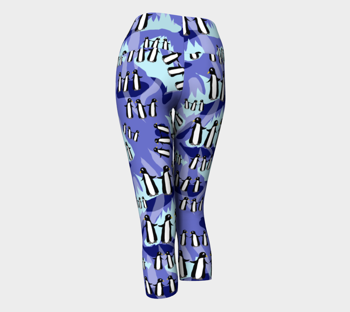 Penguins Yoga Capris