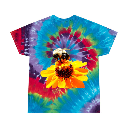 Bee on a Flower Tie-Dye Tee, Spiral