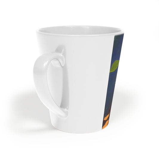 Flower In Tunnel Latte Mug, 12oz