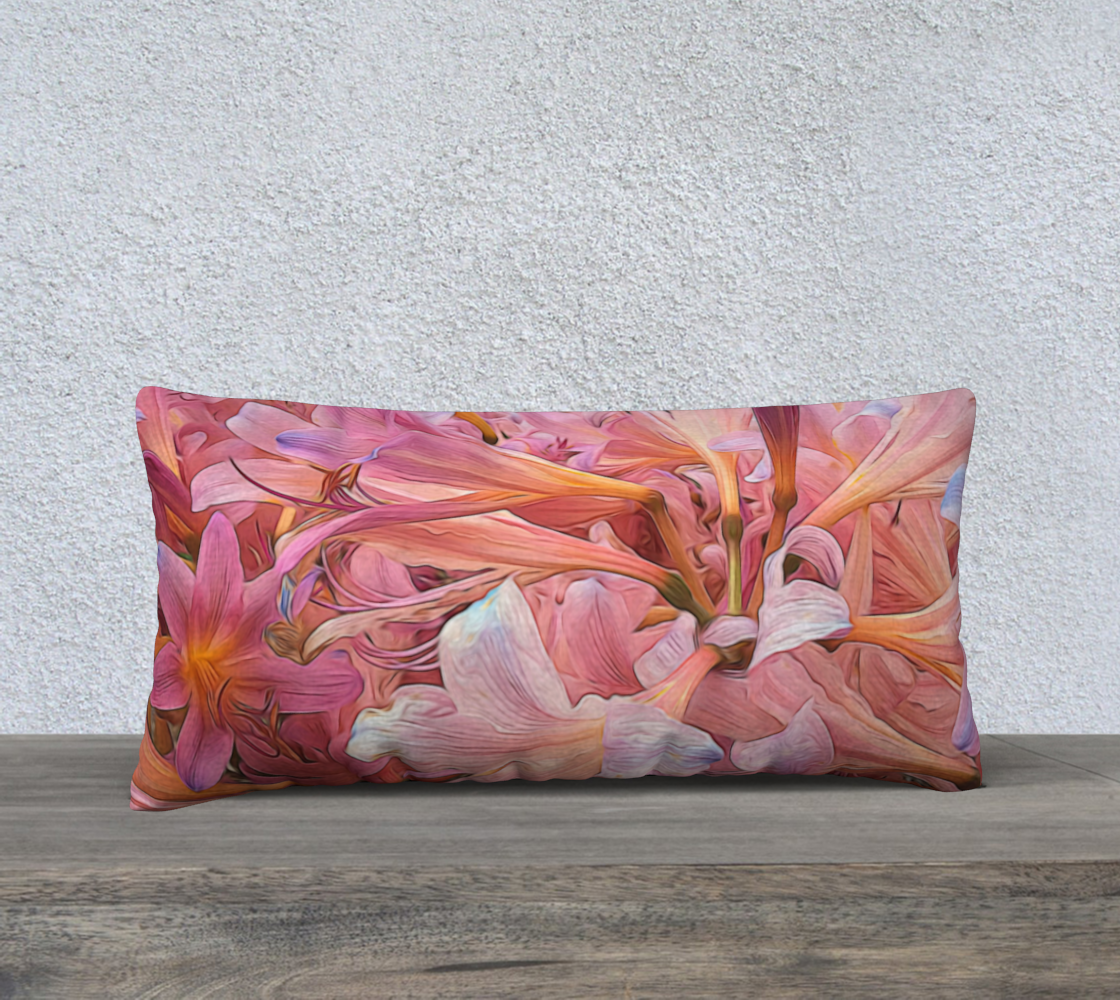 Amaryllis Belladonna Long Pillow Case
