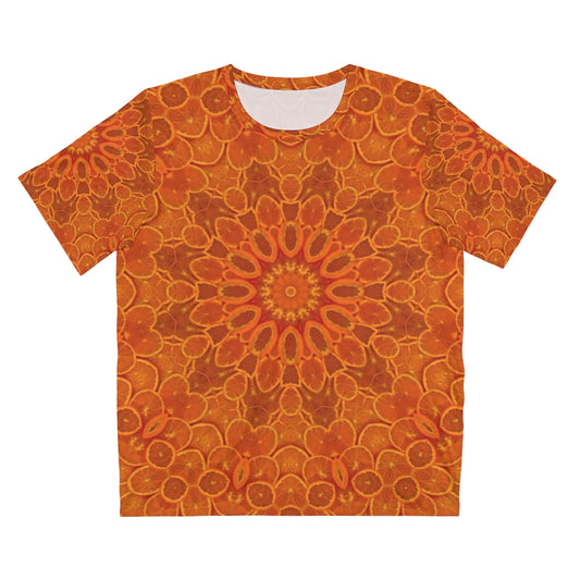 Oranges Kaleidoscope Unisex AOP Cut & Sew T-Shirt