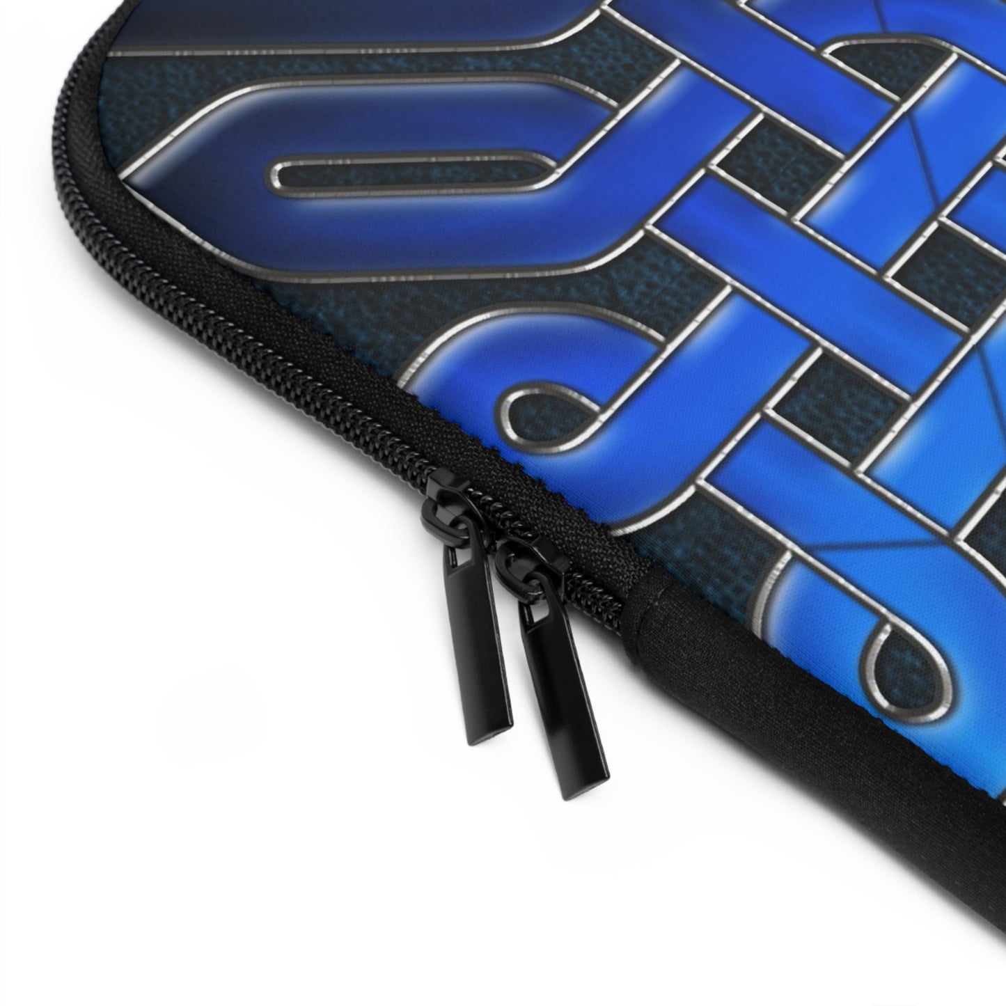 Blue Celtic Glass Laptop Sleeve