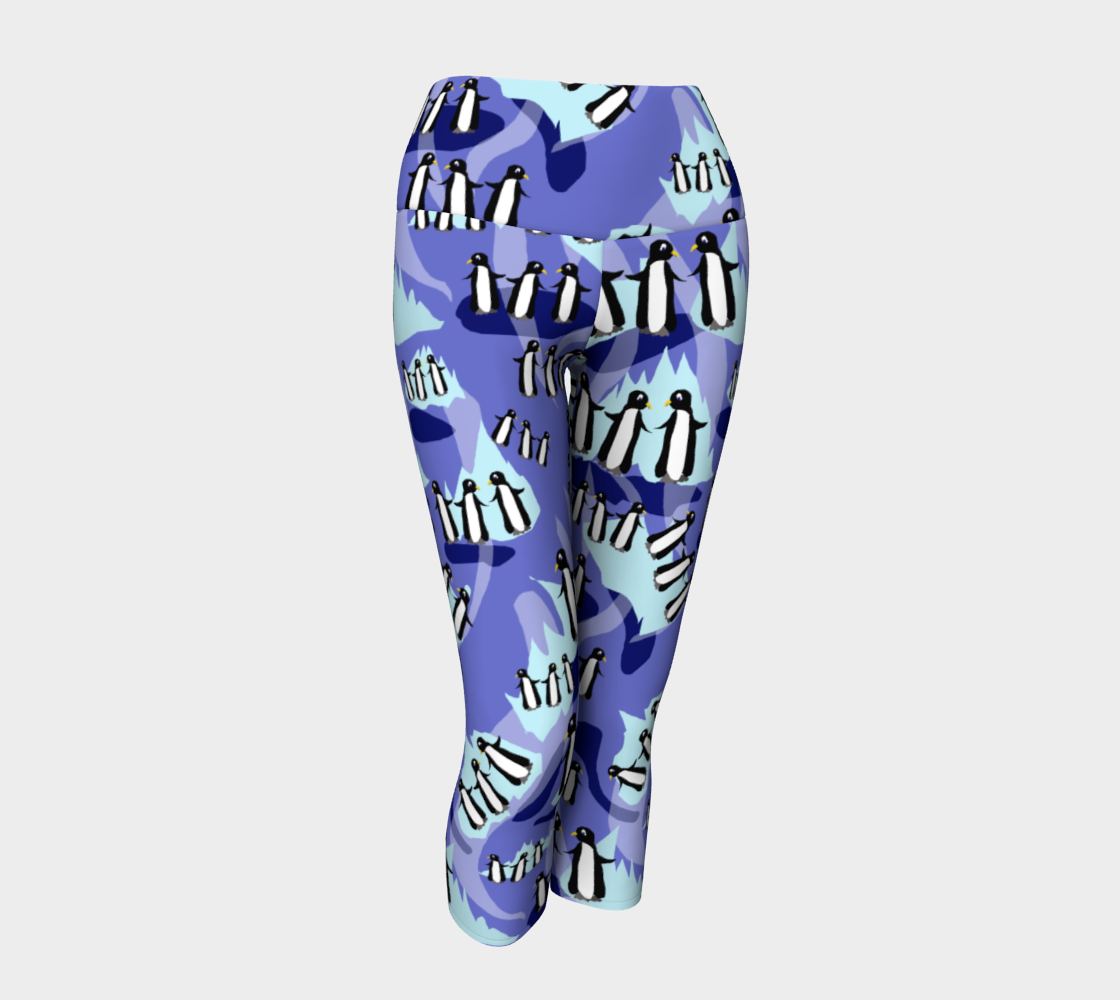 Penguins Yoga Capris
