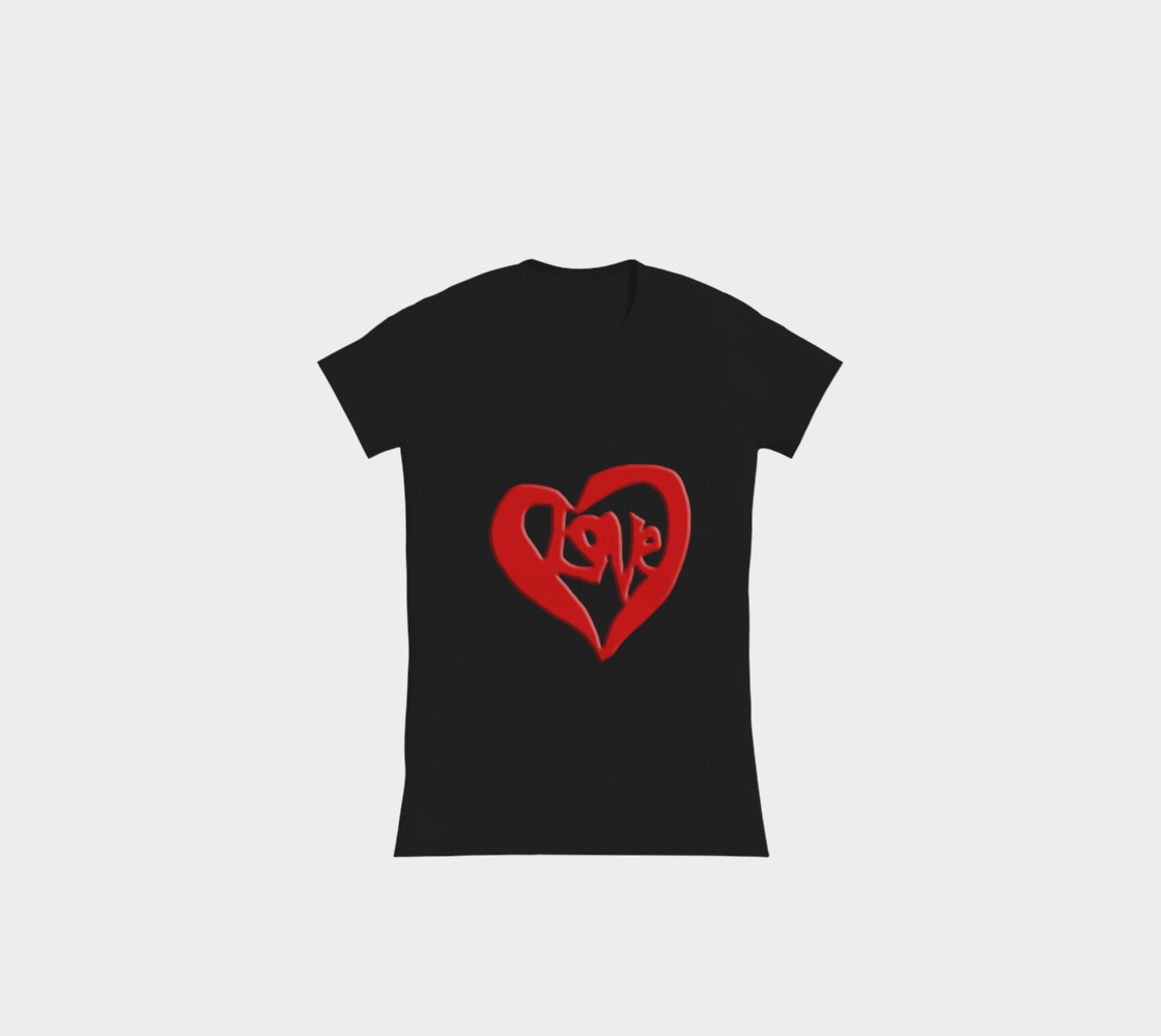 Love Text In Valentine Heart