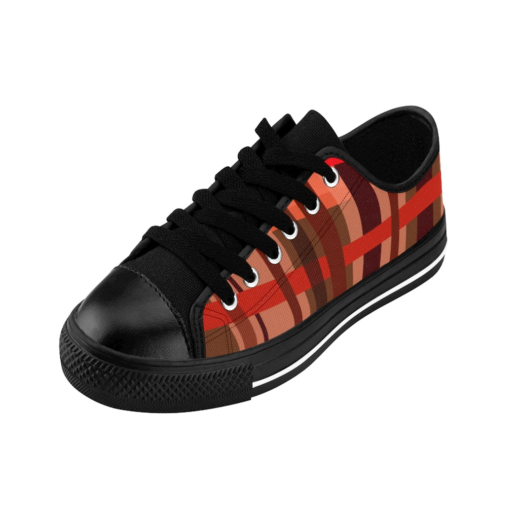 Fall Plaid Women's Sneakers