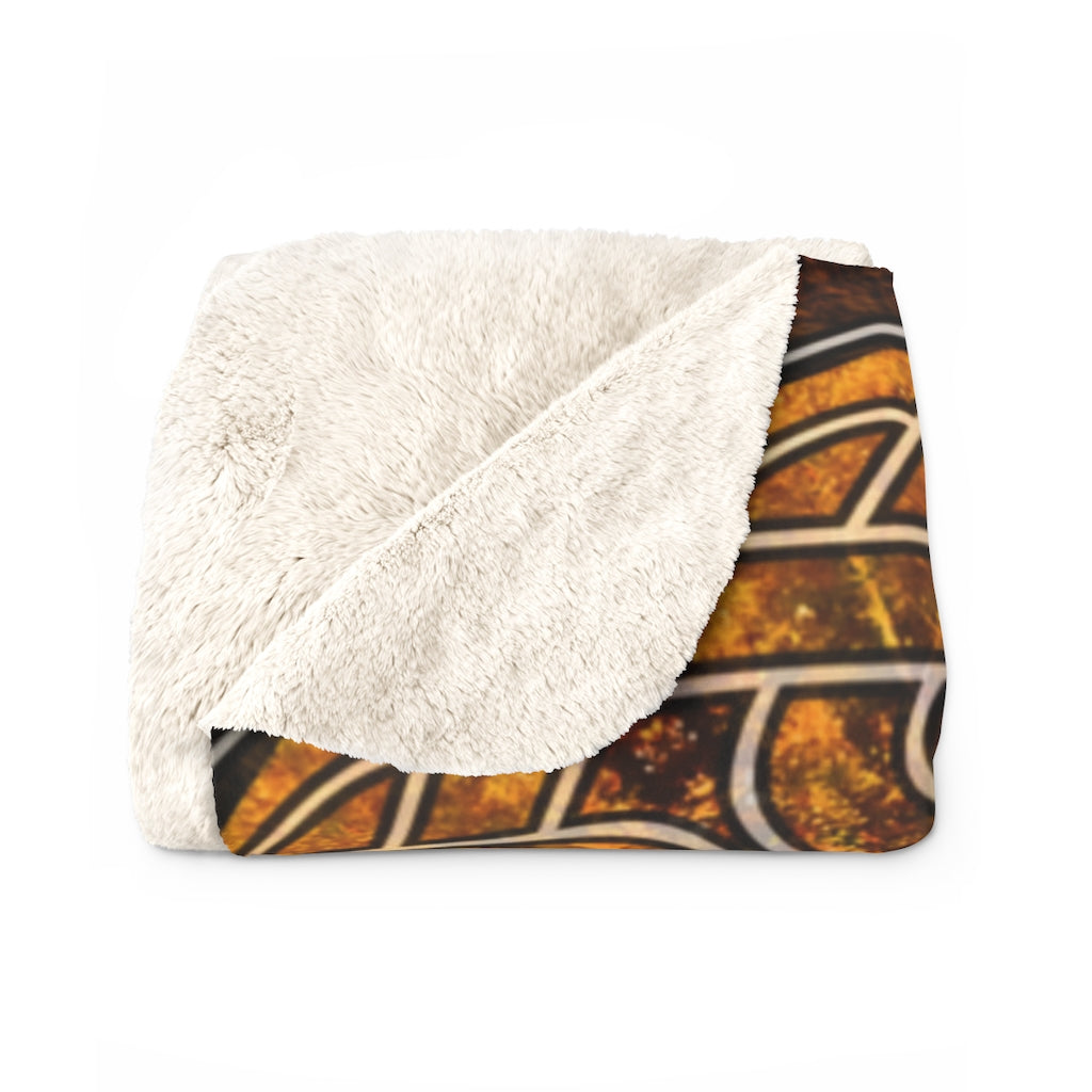 Fall Celtic Knot Sherpa Fleece Blanket