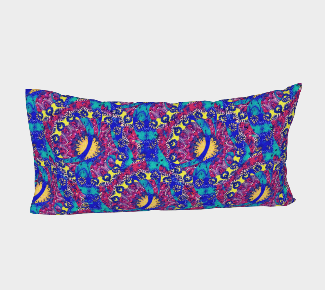 Caribbean Graffiti Bed Pillow Sleeve
