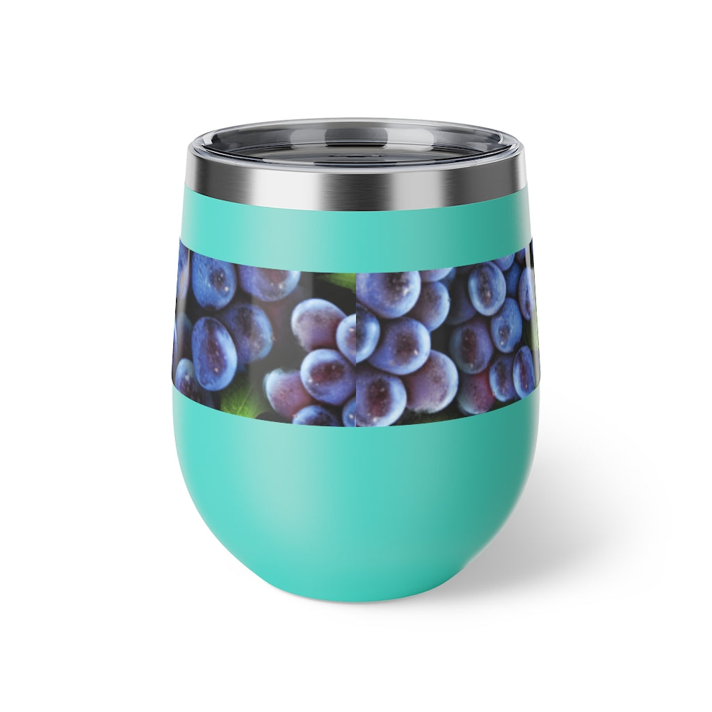 Grapes on the Vine Copper Vacuum Insulated Cup, 12oz