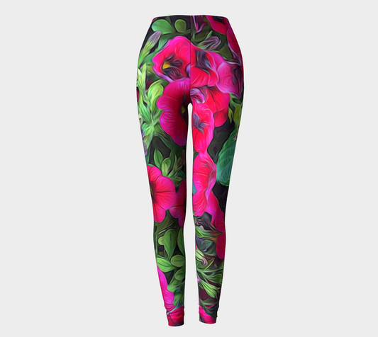 Pink Petunias Leggings