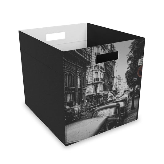 Paris Street 1967 Felt Storage Box