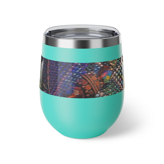 Beaded Jewelry Copper Vacuum Insulated Cup, 12oz