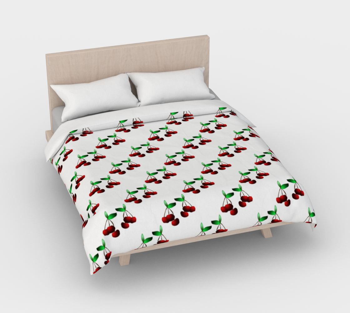 Cherries Pattern Duvet Cover